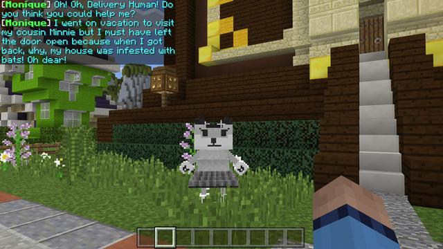 Screenshot of the Minecraft Bedrock Marketplace product Crazy Town created by Everbloom Games.