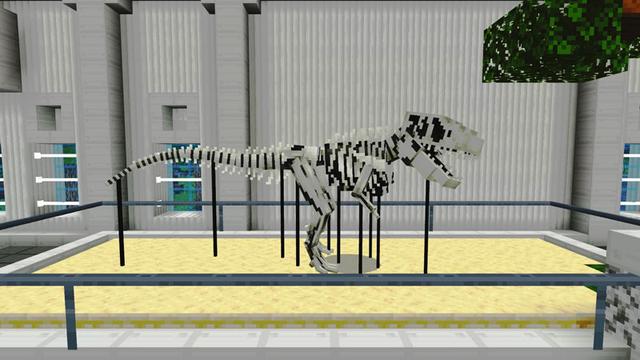 Screenshot of the Minecraft Bedrock Marketplace product Dinosaur Dig created by Everbloom Games.