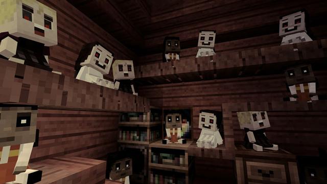Screenshot of the Minecraft Bedrock Marketplace product Haunted Park created by Everbloom Games.
