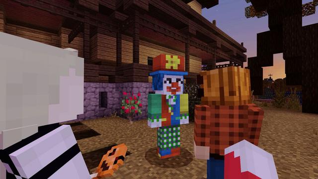 Screenshot of the Minecraft Bedrock Marketplace product Haunted Park created by Everbloom Games.