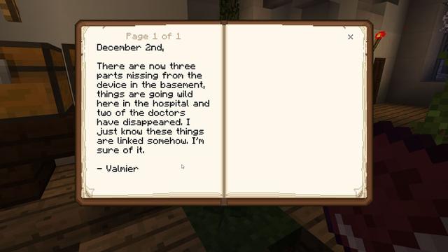 Screenshot of the Minecraft Bedrock Marketplace product Haunted Swamp Survival created by Everbloom Games.