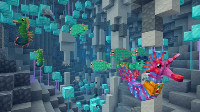 Screenshot of the Minecraft Bedrock Marketplace product Mermaid Life created by Everbloom Games.