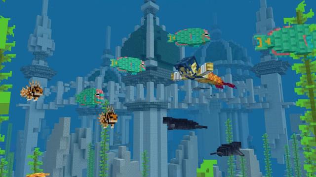 Screenshot of the Minecraft Bedrock Marketplace product Mermaid Life created by Everbloom Games.