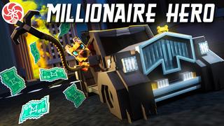Thumbnail of the Minecraft Bedrock Marketplace product Héros millionnaire created by Everbloom Games.