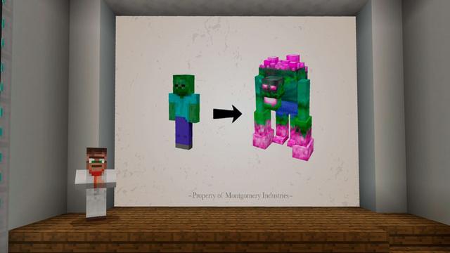 Screenshot of the Minecraft Bedrock Marketplace product Mutant World created by Everbloom Games.