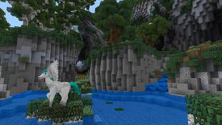 Screenshot of the Minecraft Bedrock Marketplace product Mythical Creatures created by Everbloom Games.