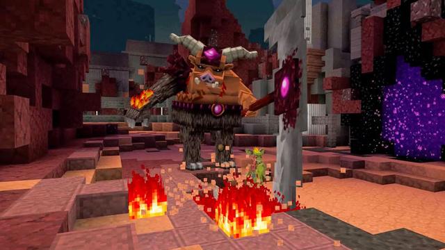 Screenshot of the Minecraft Bedrock Marketplace product Nether Monster Hunter created by Everbloom Games.