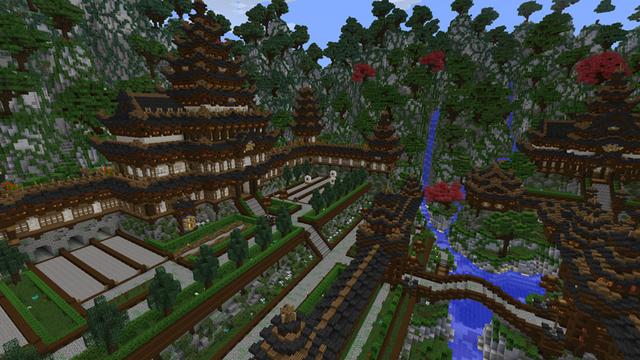 Screenshot of the Minecraft Bedrock Marketplace product Ninja School Roleplay created by Everbloom Games.
