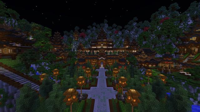 Screenshot of the Minecraft Bedrock Marketplace product Ninja School Roleplay created by Everbloom Games.