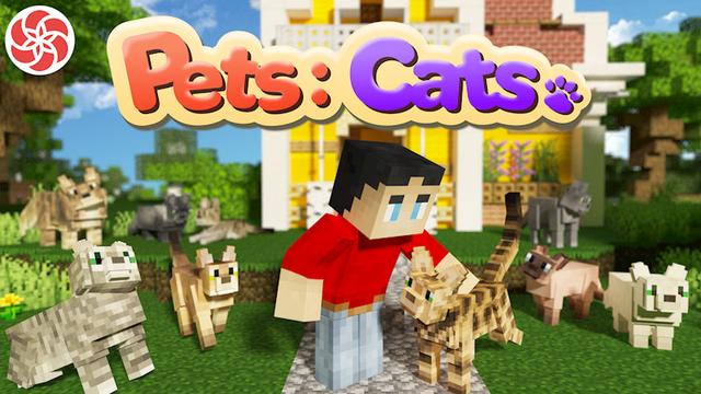 Thumbnail of the Minecraft Bedrock Marketplace product Pets: Cats created by Everbloom Games.