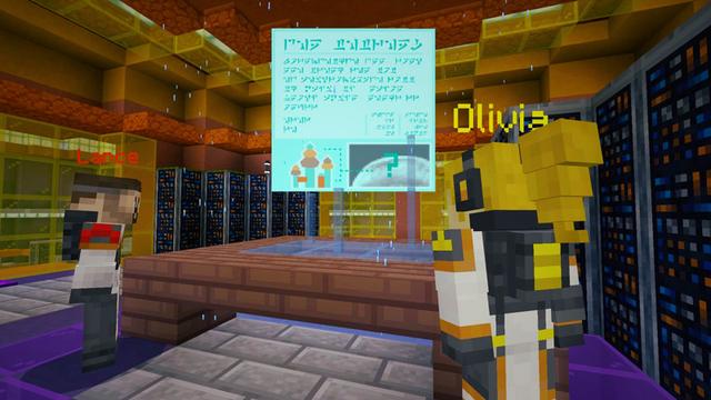 Screenshot of the Minecraft Bedrock Marketplace product Space Adventure created by Everbloom Games.
