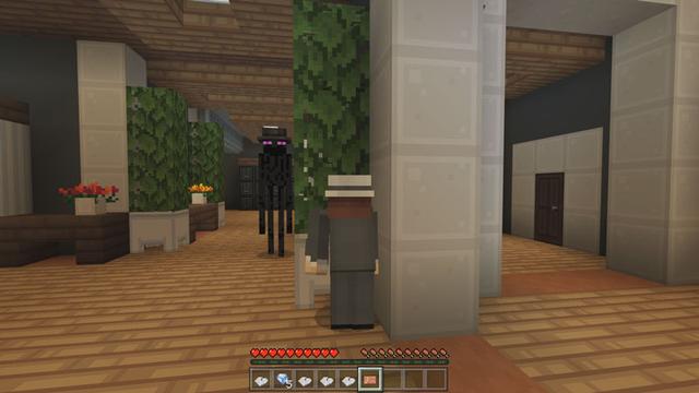 Screenshot of the Minecraft Bedrock Marketplace product The Enderman Heists created by Everbloom Games.