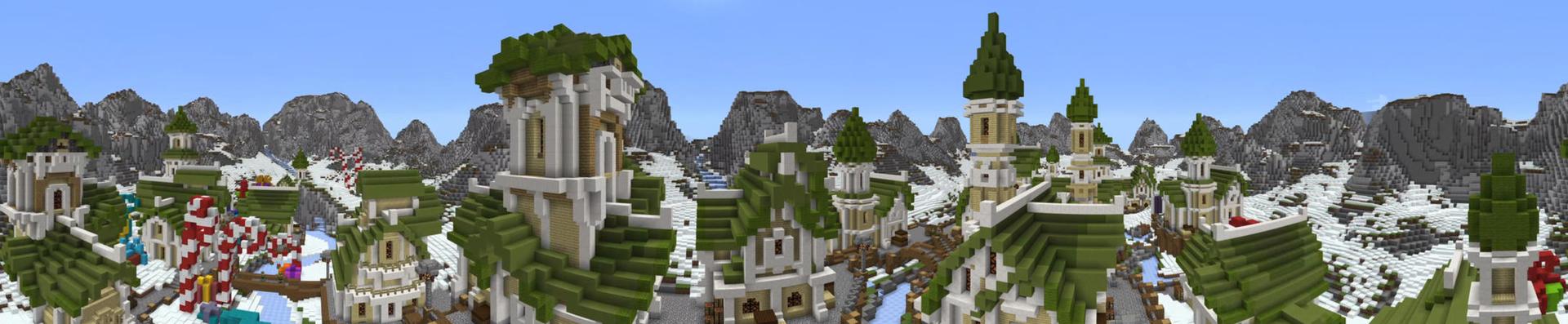 Panorama of the Minecraft Bedrock Marketplace product Ultimate Pig Race created by Everbloom Games.
