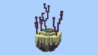 Screenshot of the Minecraft Bedrock Marketplace product 1.18 Skyblock created by Fall Studios.