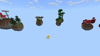 Screenshot of the Minecraft Bedrock Marketplace product 1 Block Sky Block created by Fall Studios.