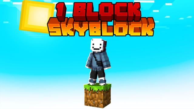 Thumbnail of the Minecraft Bedrock Marketplace product 1 Block Sky Block created by Fall Studios.