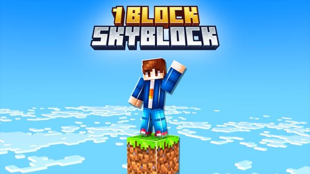 Thumbnail of the Minecraft Bedrock Marketplace product 1 Block Skyblock created by Fall Studios.