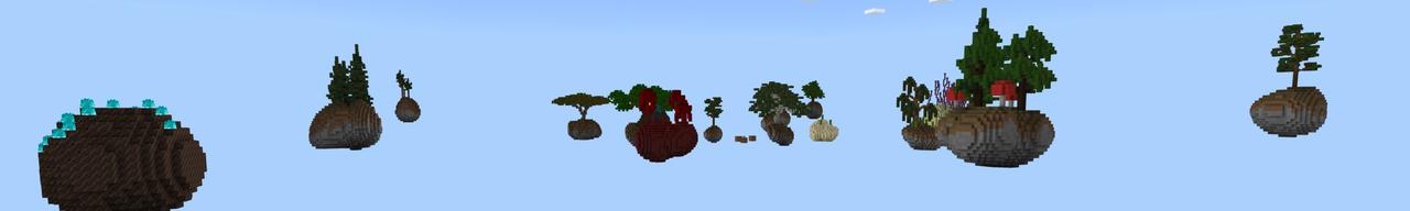 Panorama of the Minecraft Bedrock Marketplace product 100 Days: One Block created by Fall Studios.