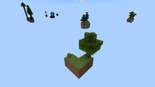 Screenshot of the Minecraft Bedrock Marketplace product 100 Days: Skyblock created by Fall Studios.