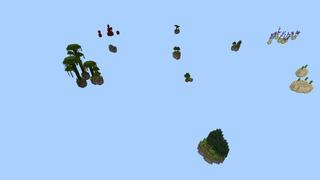 Screenshot of the Minecraft Bedrock Marketplace product 100 Days: Skyblock created by Fall Studios.