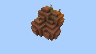 Screenshot of the Minecraft Bedrock Marketplace product 100 Days: Skyblock created by Fall Studios.