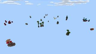 Screenshot of the Minecraft Bedrock Marketplace product 100 Days: Skyblock created by Fall Studios.