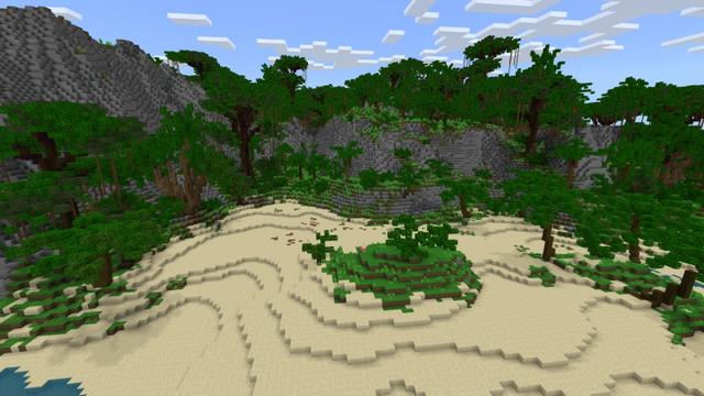 Screenshot of the Minecraft Bedrock Marketplace product 100 Days: Survival Island created by Fall Studios.
