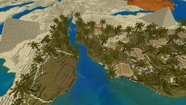 Screenshot of the Minecraft Bedrock Marketplace product Advanced: Desert created by Fall Studios.