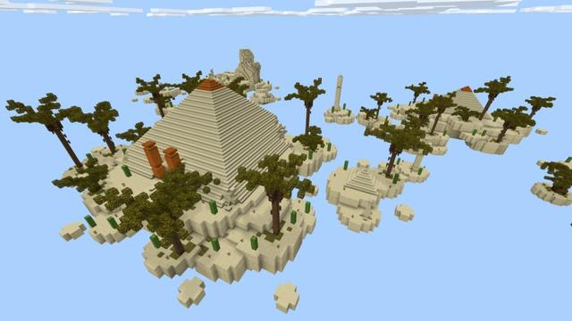Screenshot of the Minecraft Bedrock Marketplace product Advanced Skyblock created by Fall Studios.