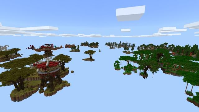 Screenshot of the Minecraft Bedrock Marketplace product Advanced Skyblock created by Fall Studios.