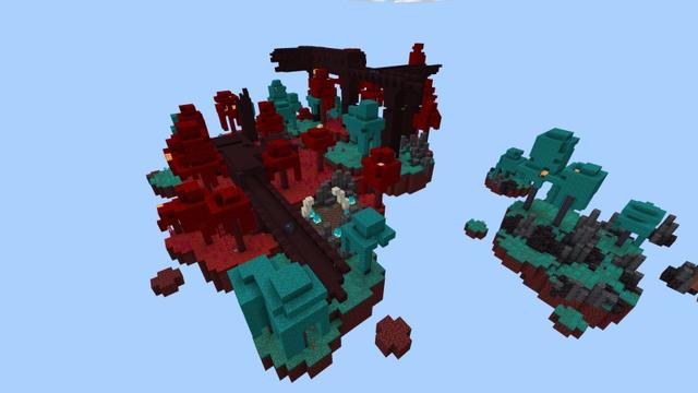 Screenshot of the Minecraft Bedrock Marketplace product Advanced Skyblock created by Fall Studios.