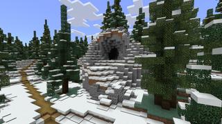 Screenshot of the Minecraft Bedrock Marketplace product Advanced: Snowy Taiga created by Fall Studios.