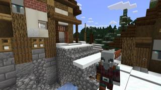 Screenshot of the Minecraft Bedrock Marketplace product Advanced: Snowy Taiga created by Fall Studios.