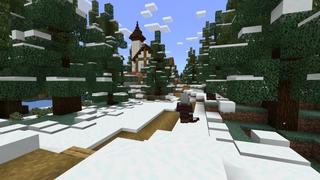 Screenshot of the Minecraft Bedrock Marketplace product Advanced: Snowy Taiga created by Fall Studios.