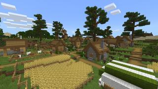 Screenshot of the Minecraft Bedrock Marketplace product Advanced Village created by Fall Studios.