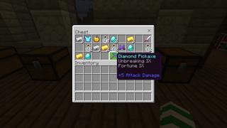 Screenshot of the Minecraft Bedrock Marketplace product Avancé : Armes created by Fall Studios.