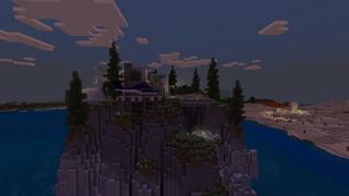 Screenshot of the Minecraft Bedrock Marketplace product Airplane Villa created by Fall Studios.