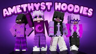 Thumbnail of the Minecraft Bedrock Marketplace product Amethyst Hoodies created by Fall Studios.