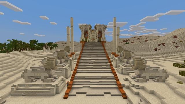 Screenshot of the Minecraft Bedrock Marketplace product Ancient Egypt created by Fall Studios.