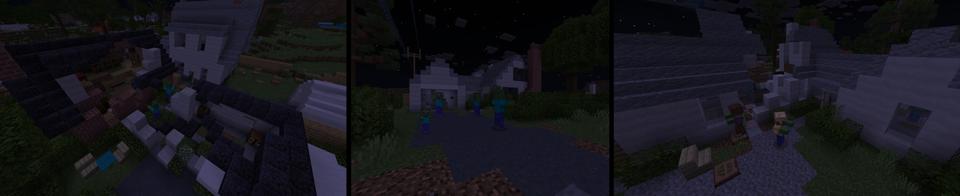 Panorama of the Minecraft Bedrock Marketplace product Apocalypse Roleplay created by Fall Studios.