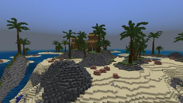 Screenshot of the Minecraft Bedrock Marketplace product Atlantic Palace created by Fall Studios.