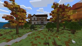 Screenshot of the Minecraft Bedrock Marketplace product Autumn Random Drops created by Fall Studios.
