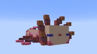 Screenshot of the Minecraft Bedrock Marketplace product Axolotl Skyblock created by Fall Studios.