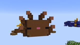 Screenshot of the Minecraft Bedrock Marketplace product Axolotl Skyblock created by Fall Studios.