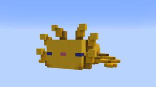 Screenshot of the Minecraft Bedrock Marketplace product Axolotl Skyblock created by Fall Studios.