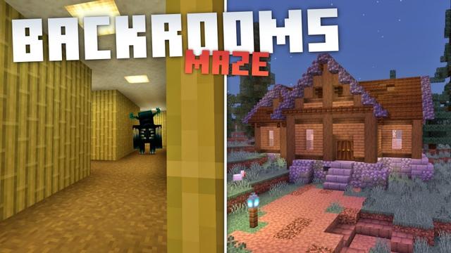 Thumbnail of the Minecraft Bedrock Marketplace product Backrooms Maze created by Fall Studios.