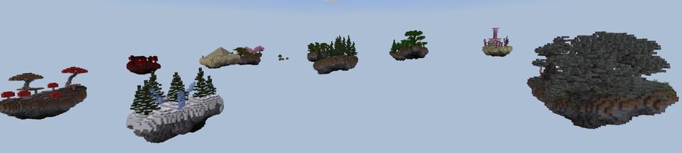 Panorama of the Minecraft Bedrock Marketplace product Better One Block created by Fall Studios.