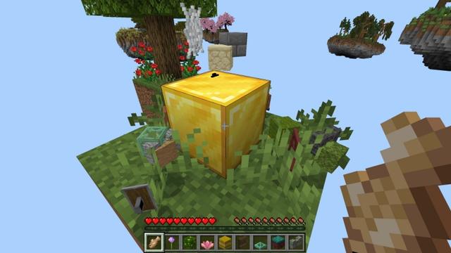 Screenshot of the Minecraft Bedrock Marketplace product Better One Block created by Fall Studios.