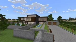 Screenshot of the Minecraft Bedrock Marketplace product Billionaire Mansion! created by Fall Studios.
