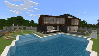 Screenshot of the Minecraft Bedrock Marketplace product Billionaire Mansion! created by Fall Studios.
